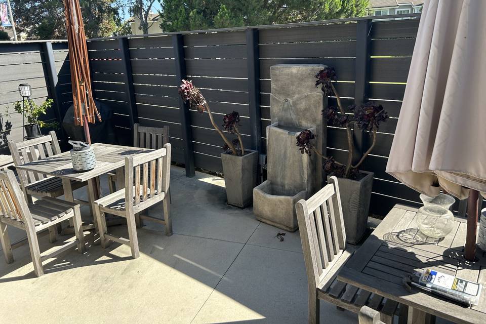 Pastor's patio