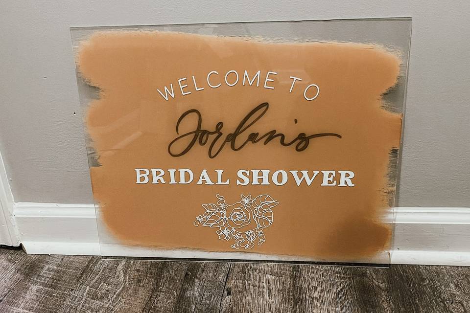 Bridal Shower Sign
