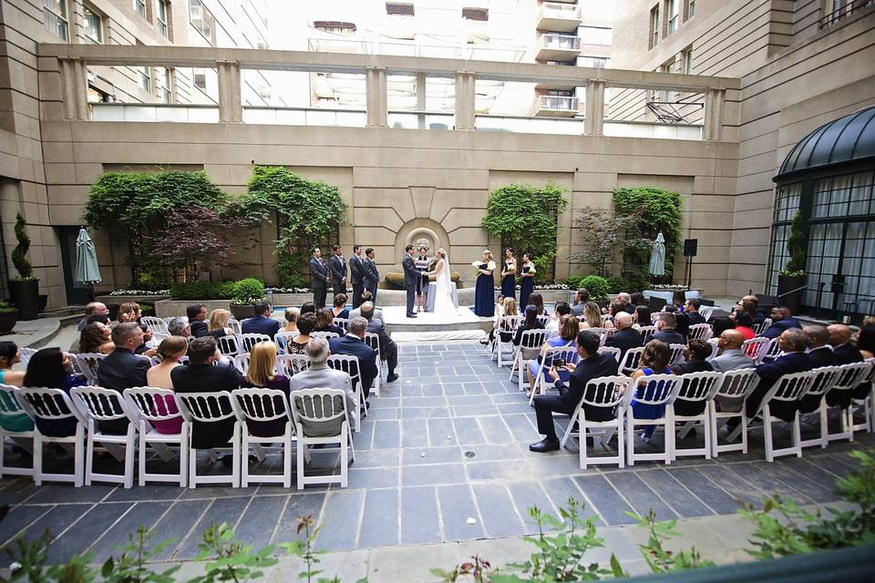 Courtyard Wedding