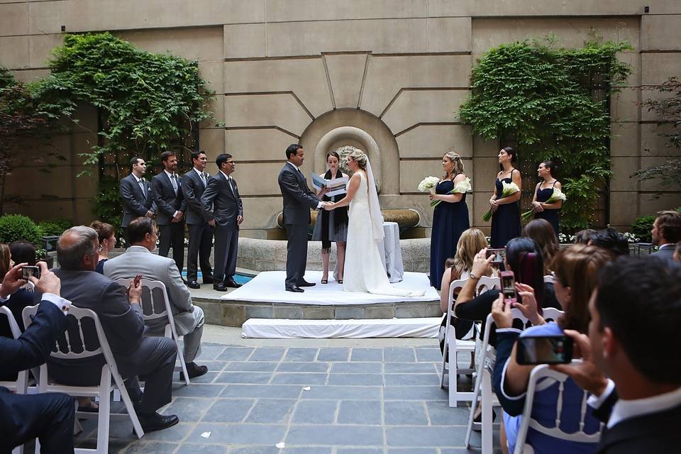 Courtyard Wedding