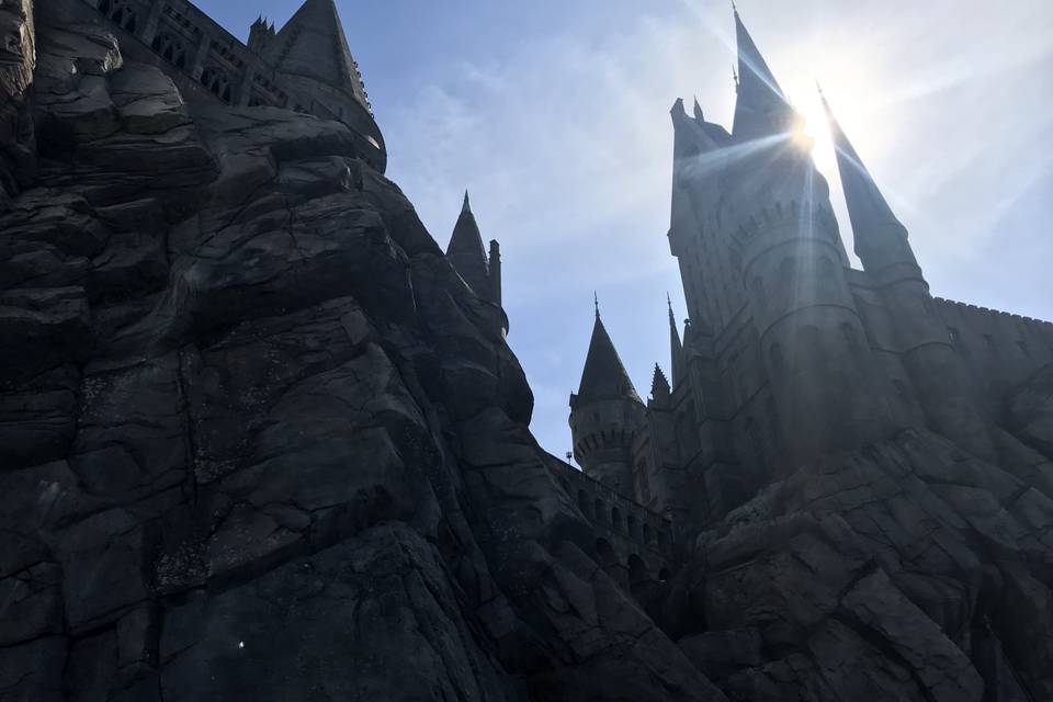 Hogwarts castle at universal