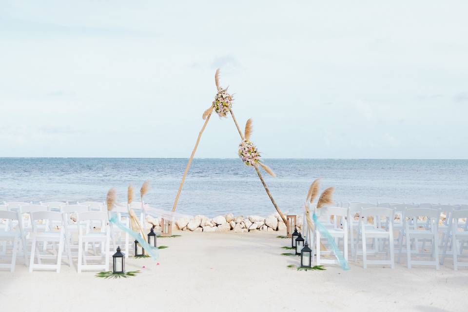 Ceremony Arbor- Coco Beach