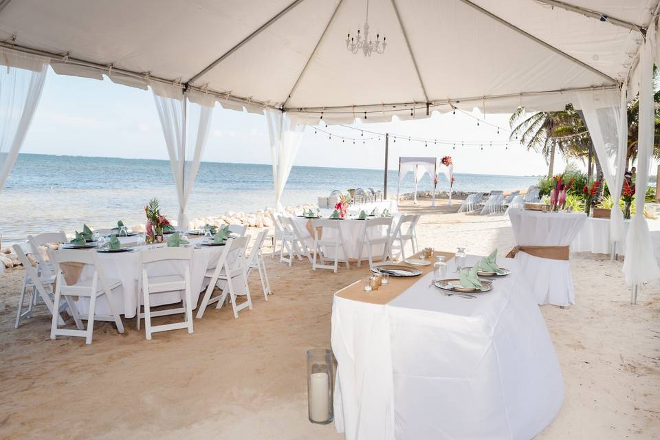Reception Tent- Coco Beach