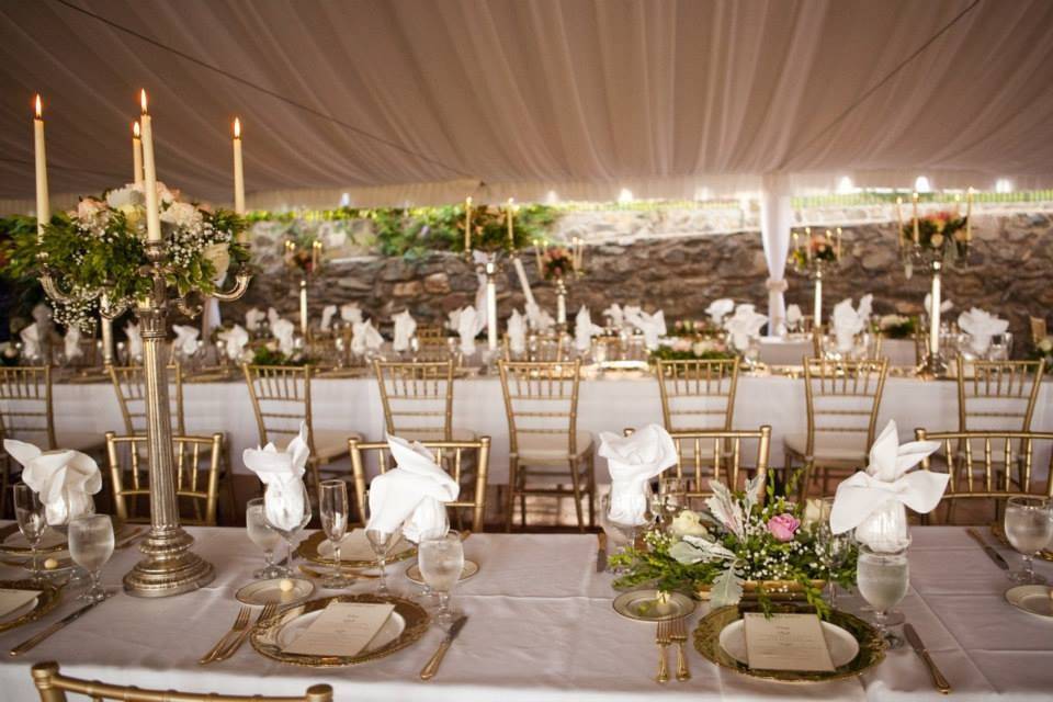 Bridal party at ceremony site