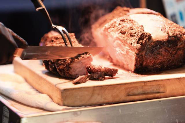 Roast Beef Carving Station