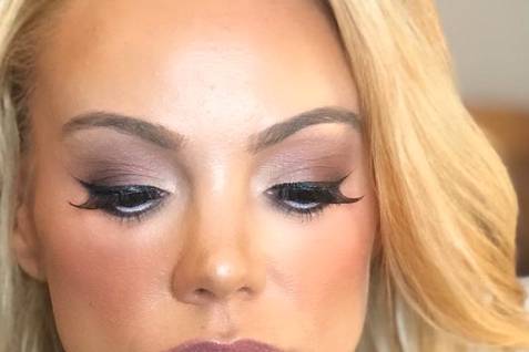 Close up eye shadow