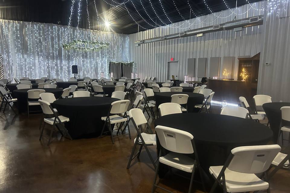 Inside of venue