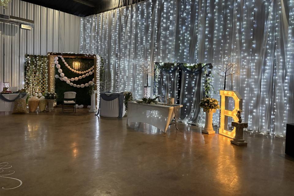 Black tablecloths