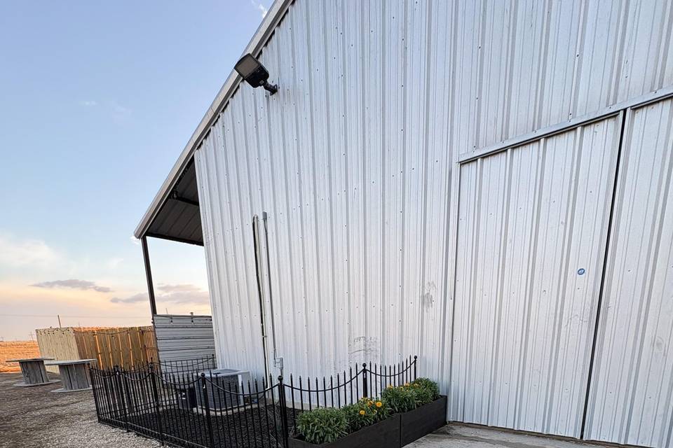 Back of venue