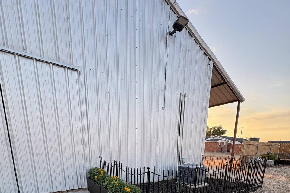 Back of venue