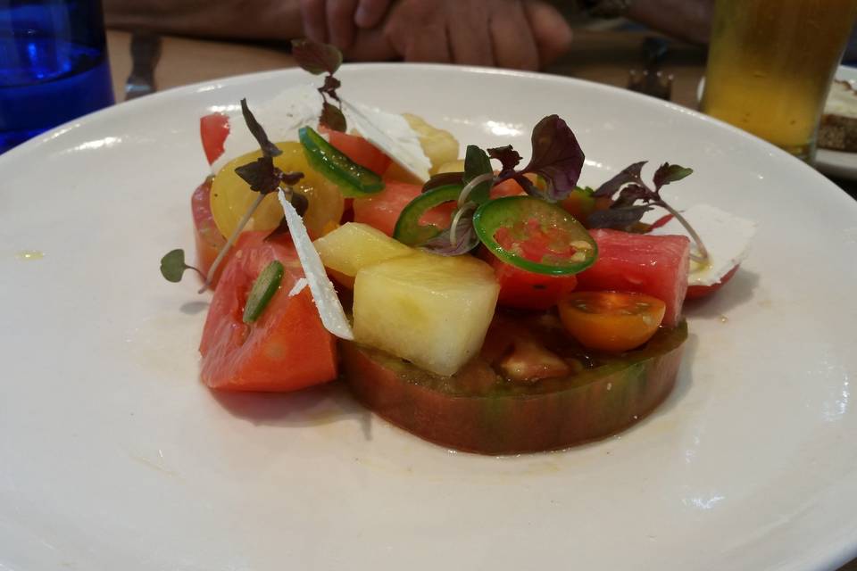 Heirloom Tomato/Melon Salad