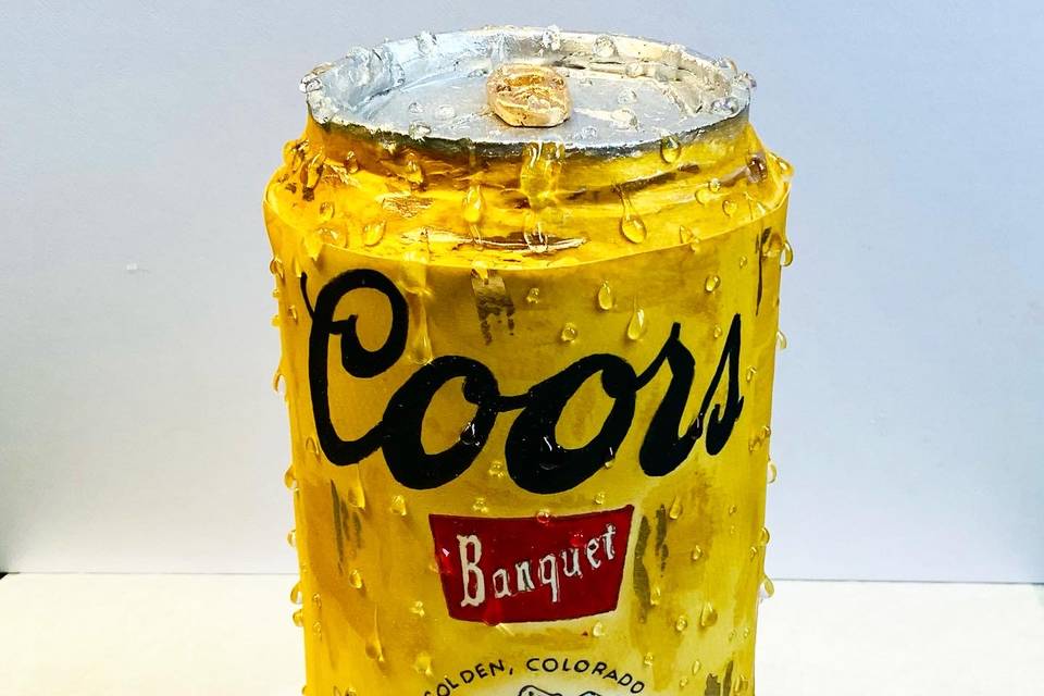 Beer Can Cake