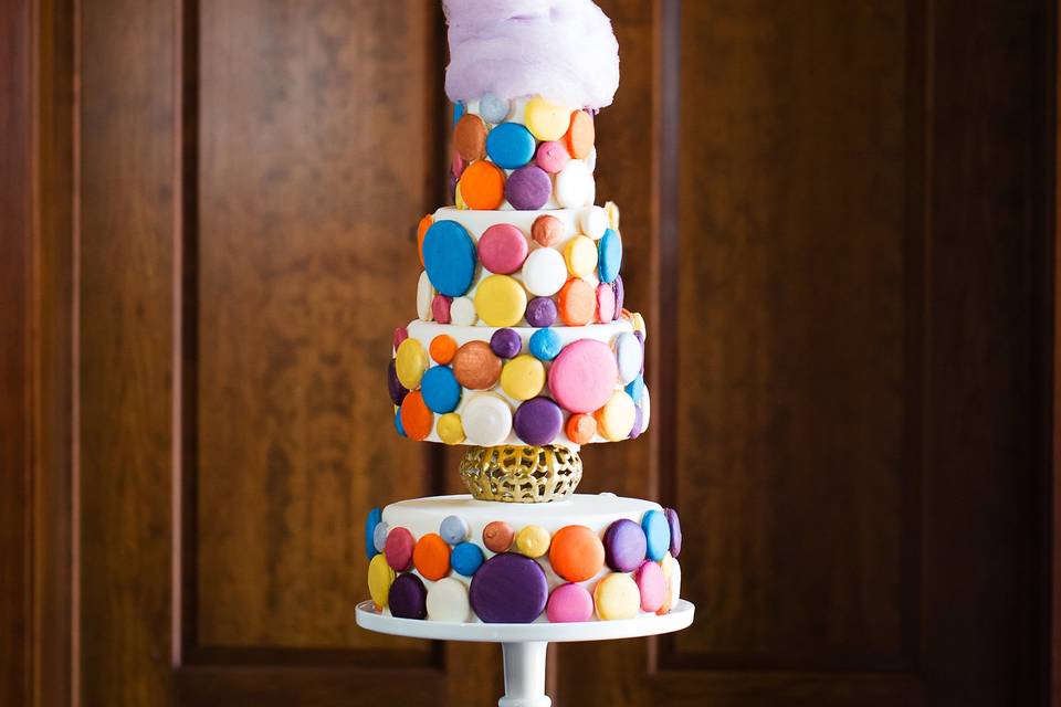 Marbled Fondant & Buttercream with Gold LeafPlanning: