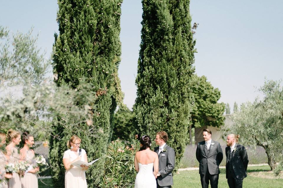 Outdoor ceremony