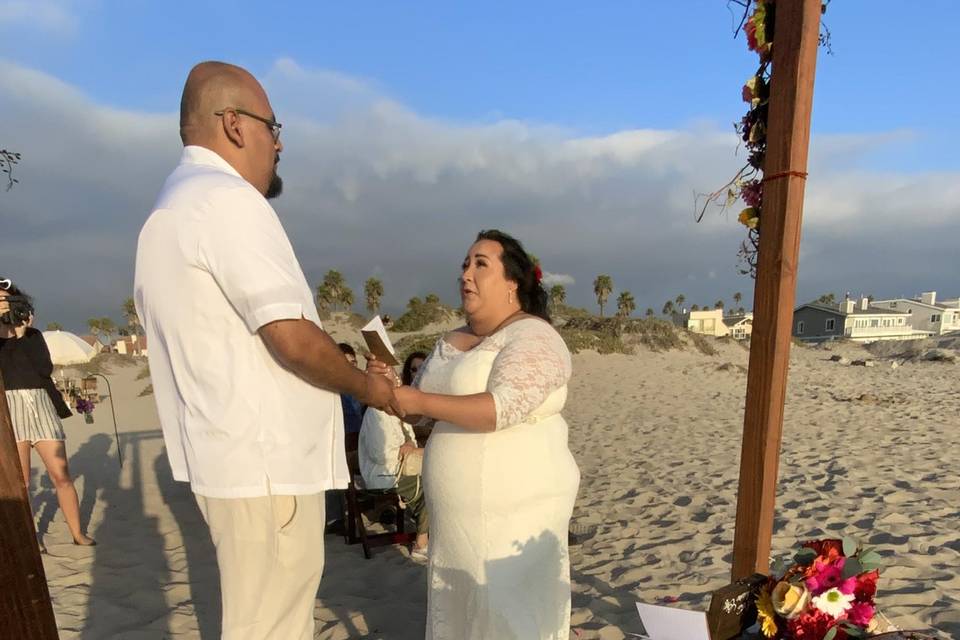 Beach wedding