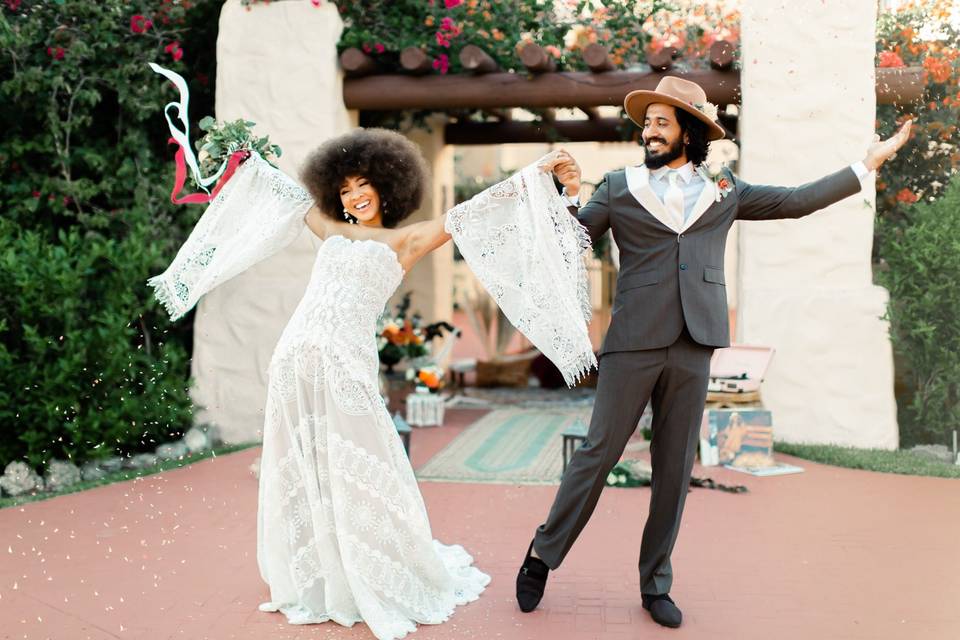 70's Boho Elopement!