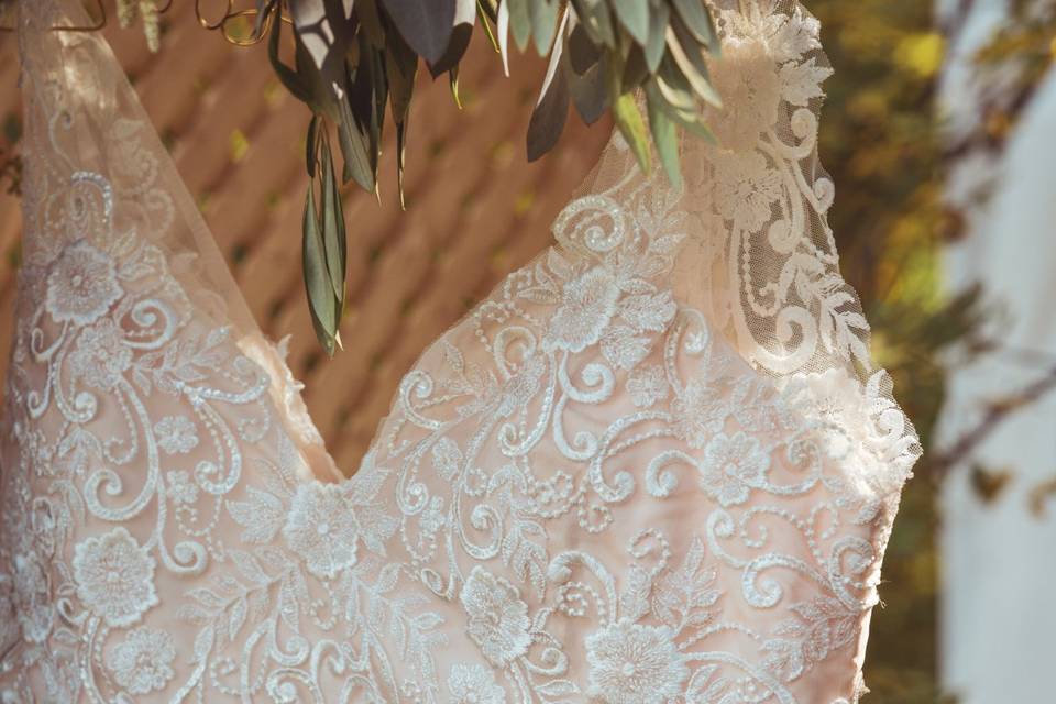 Wedding dress details