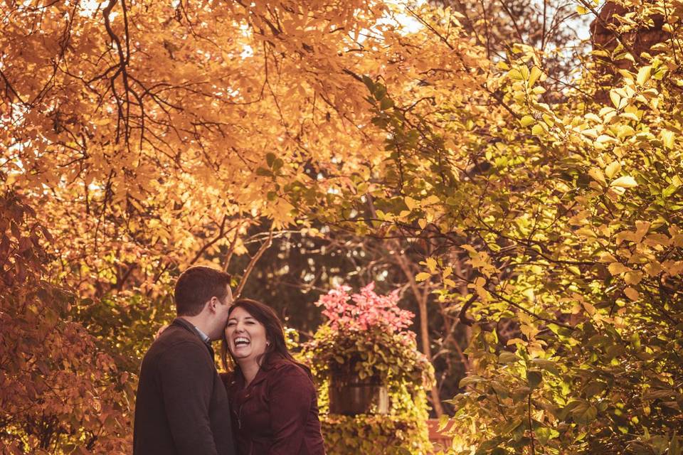 Engagement shoot candid