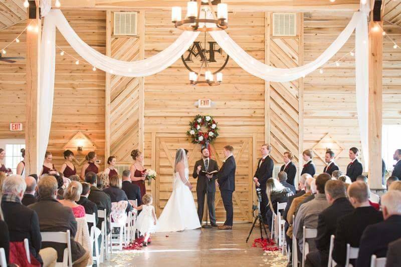 Alturia Farm barn ceremony