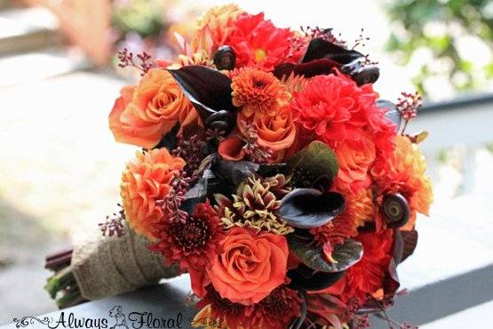 A fall bouquet