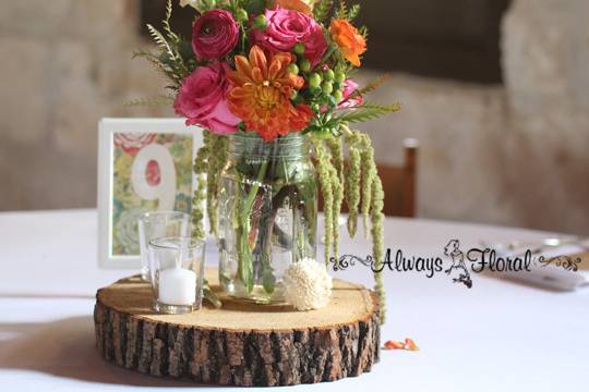 An elegant centerpiece