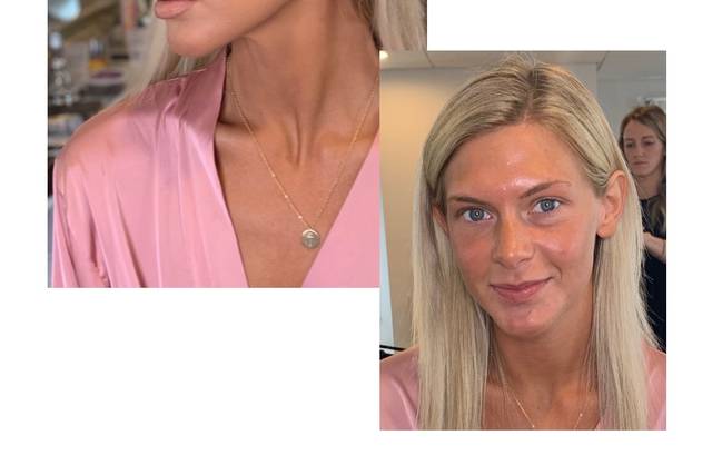 Before and after bridesmaid
