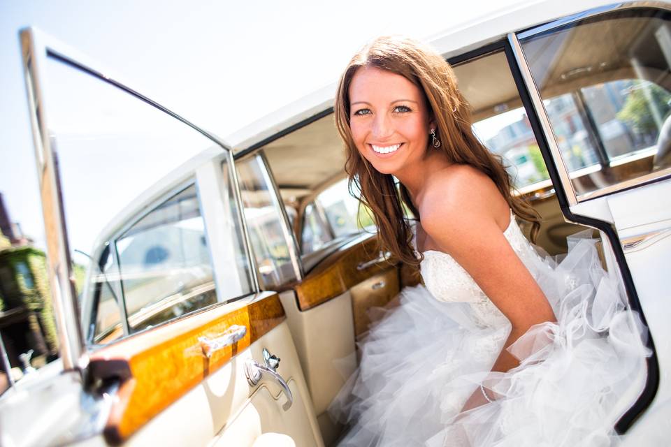 Romantic wedding hair