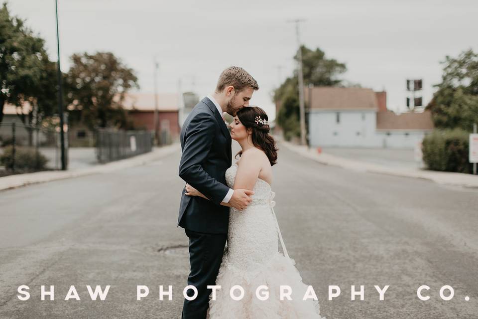 Low bridal updo