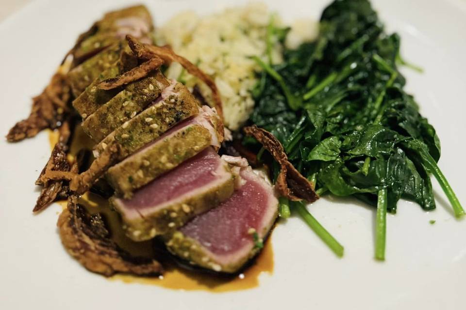 Wasabi Crusted Tuna