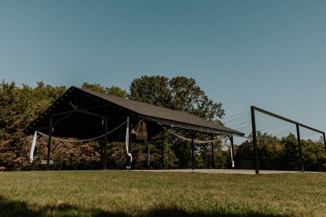 Side view of venue