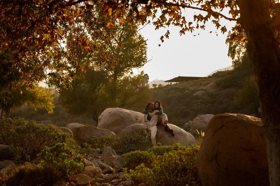 Corona engagement session