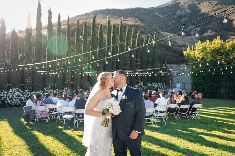 Backyard wedding