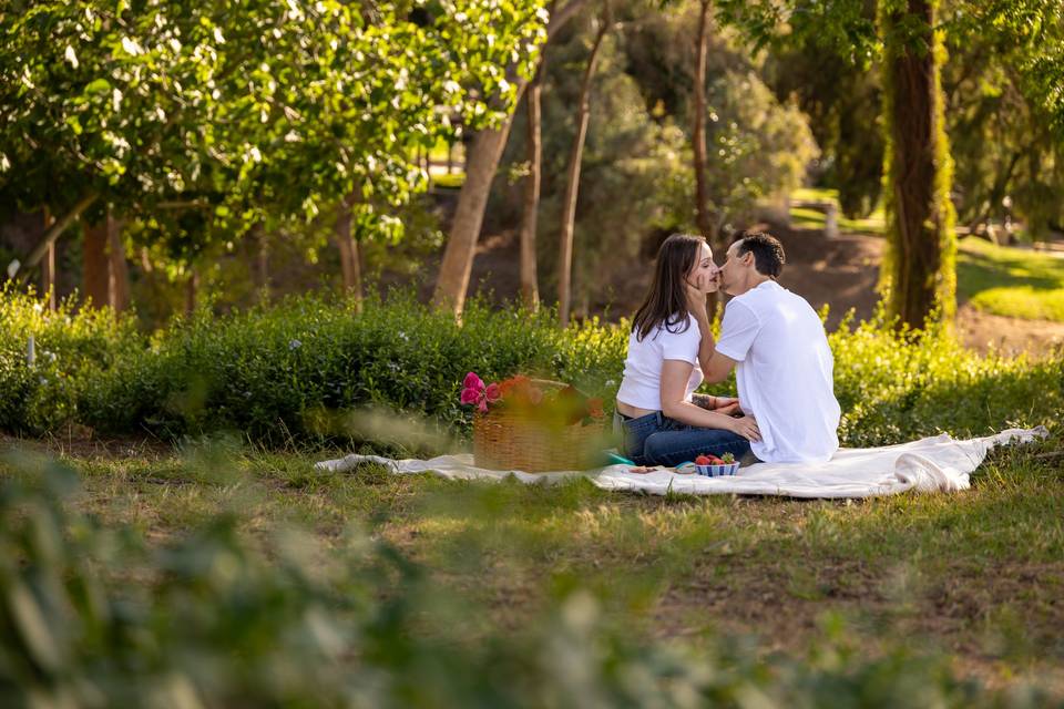 Redlans engagement session