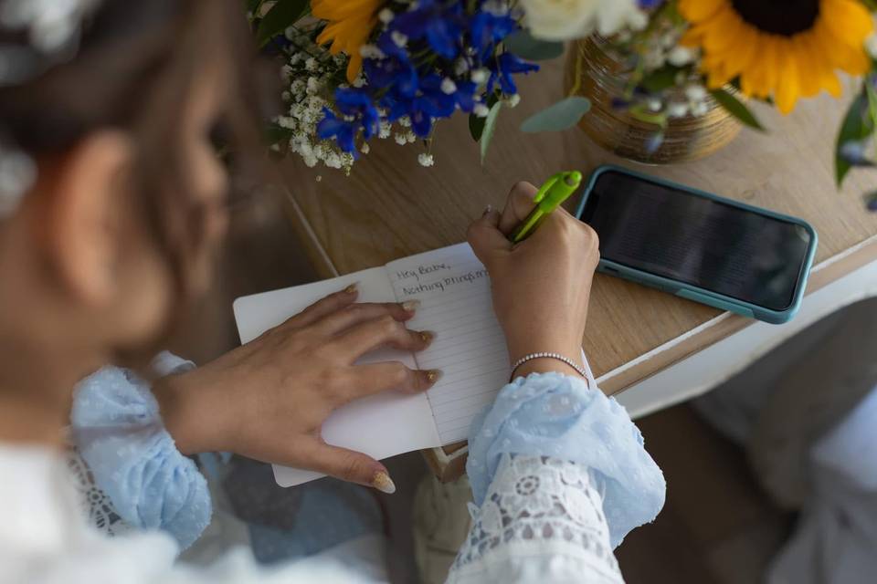 Writing the vows