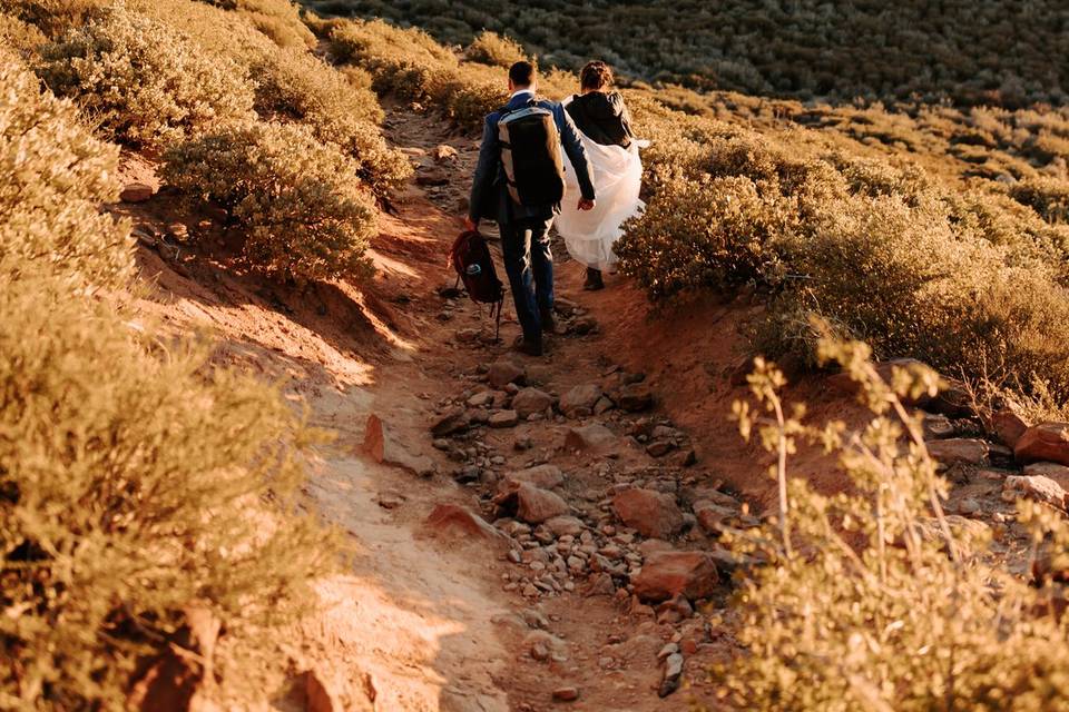 Hiking Elopement Adventure