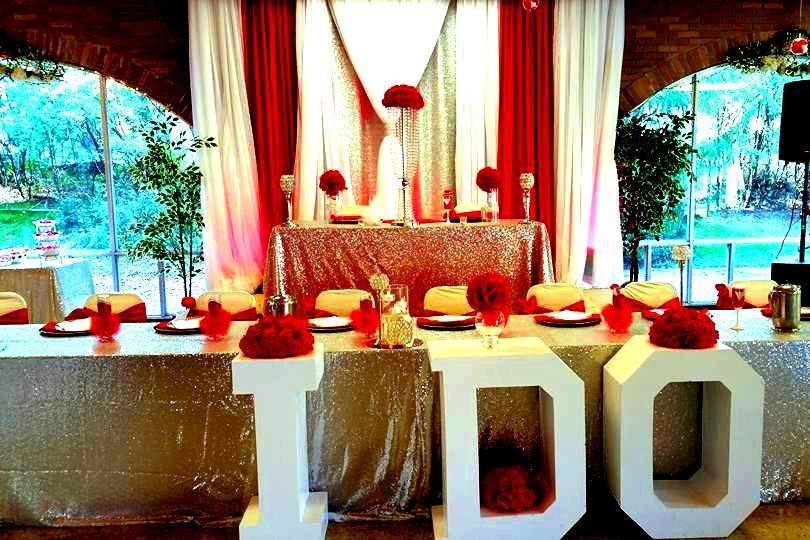 Wedding head table