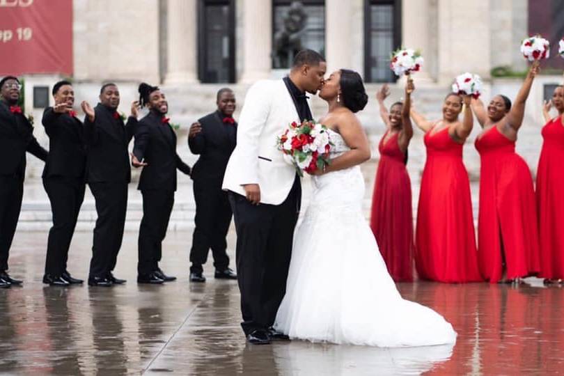 Tara & Dashawn Jump The Broom