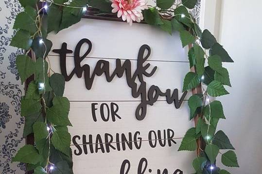 Wedding Sign