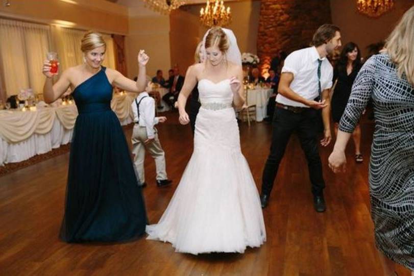 Wedding dance party