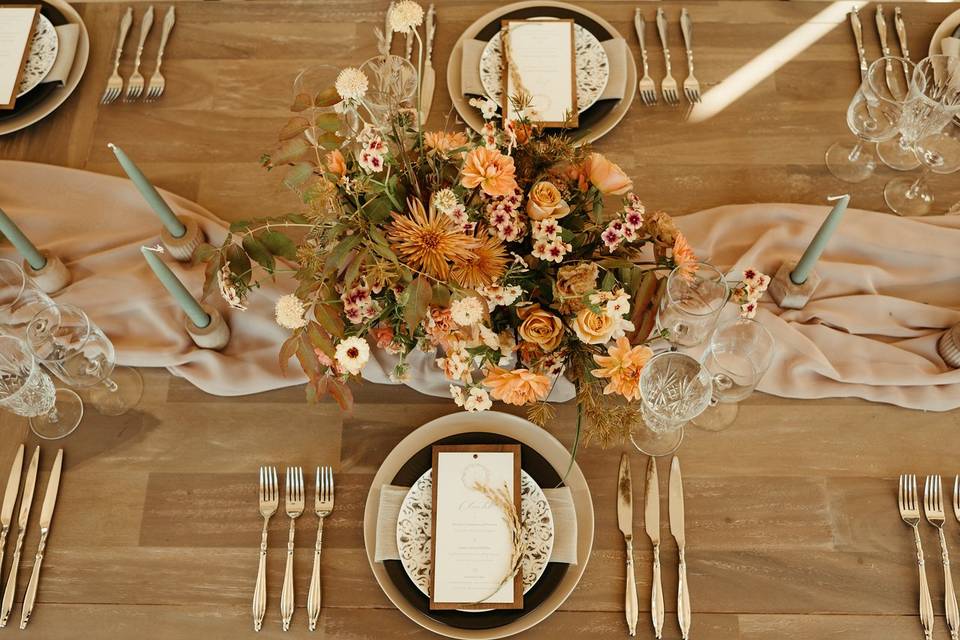 Boho tablescape