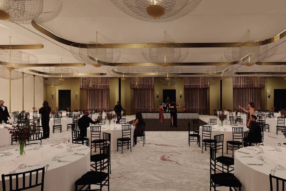 Opulent ballroom