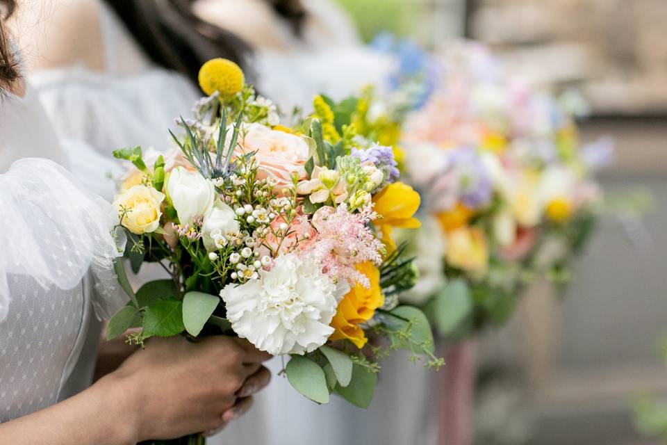 Bridesmaid bouquets