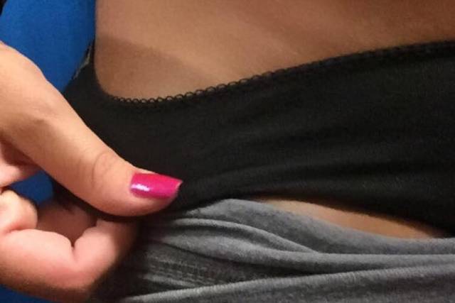 Tan lines after a single spray