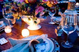 Ravinia Evening Table Setting