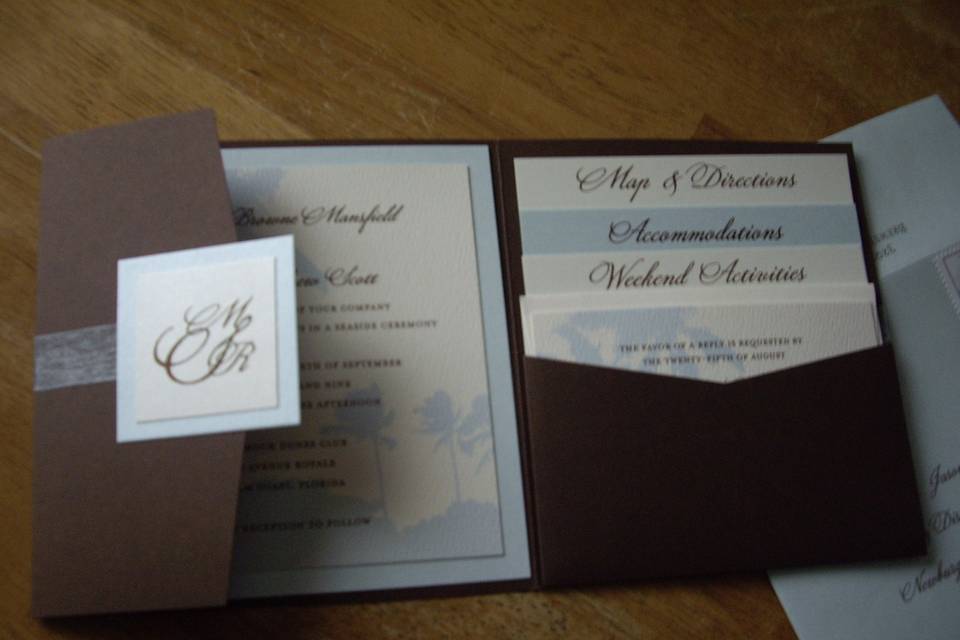 Wedding invitation cards