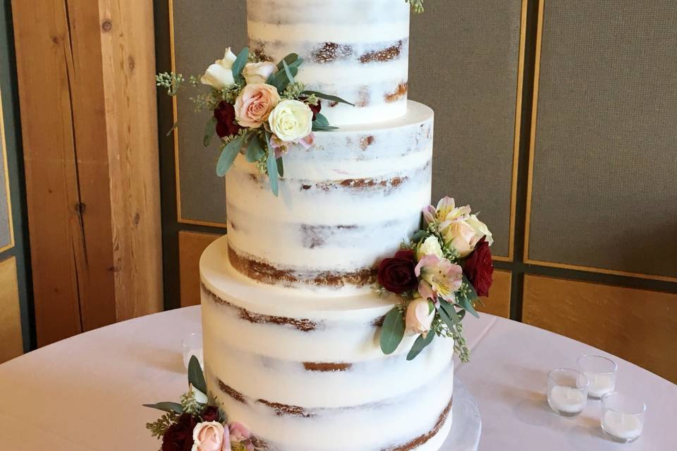 Multi-tiered cake