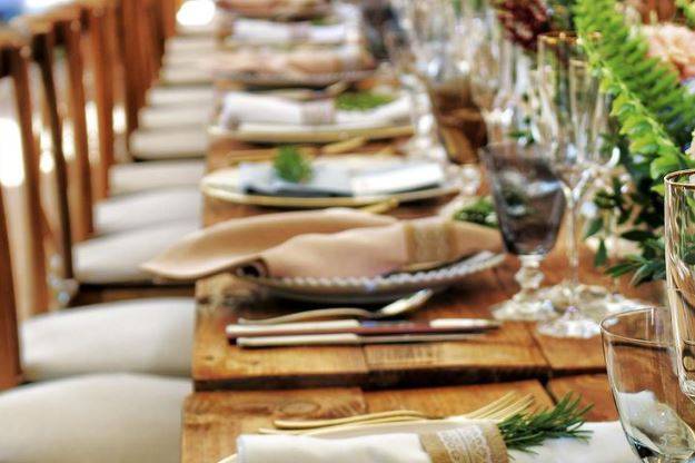 Rustic and refined tablescape