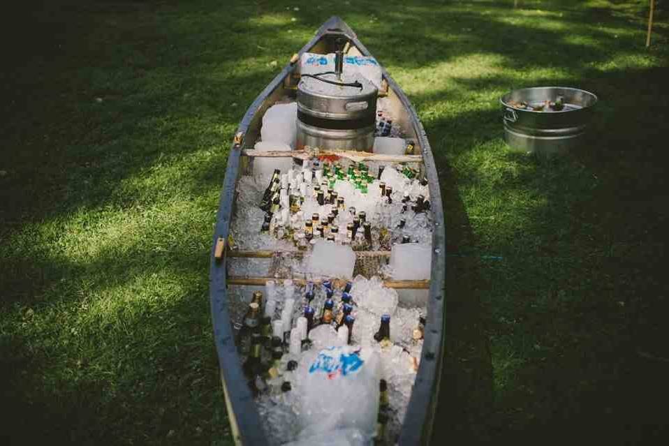 Beverages in the boat