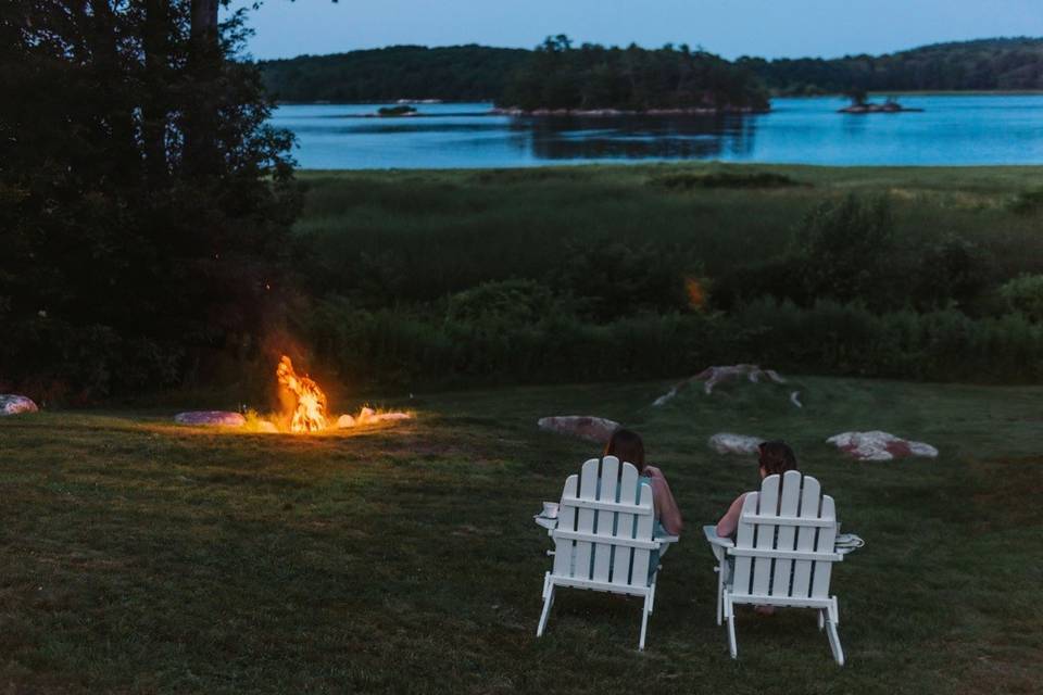 S'mores by the fire