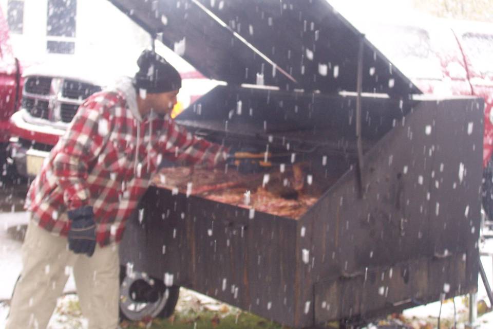 Cooking outside